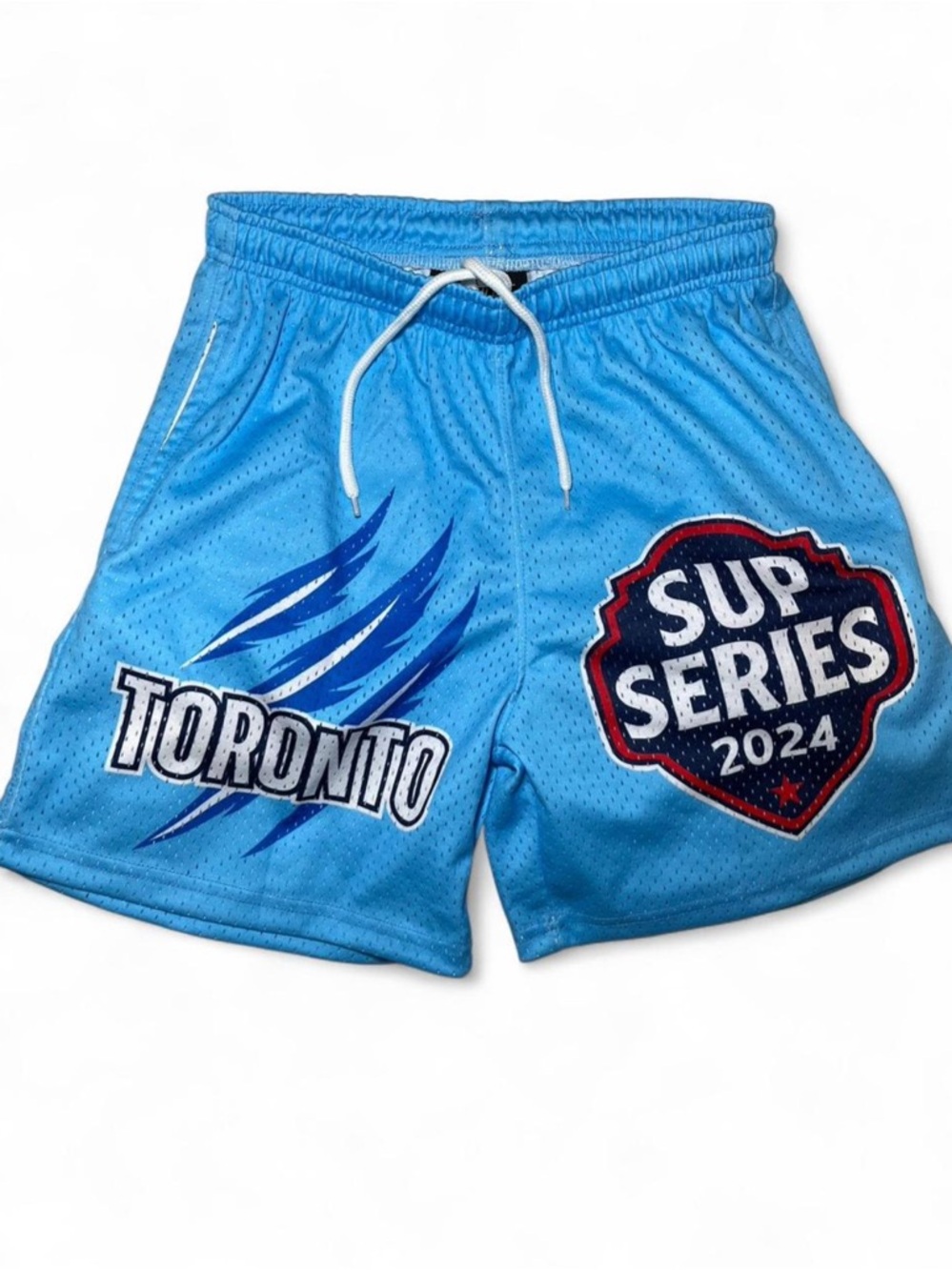 Sup Shorts Toronto Series 2024 Blue Drawstring Shorts - Brand New